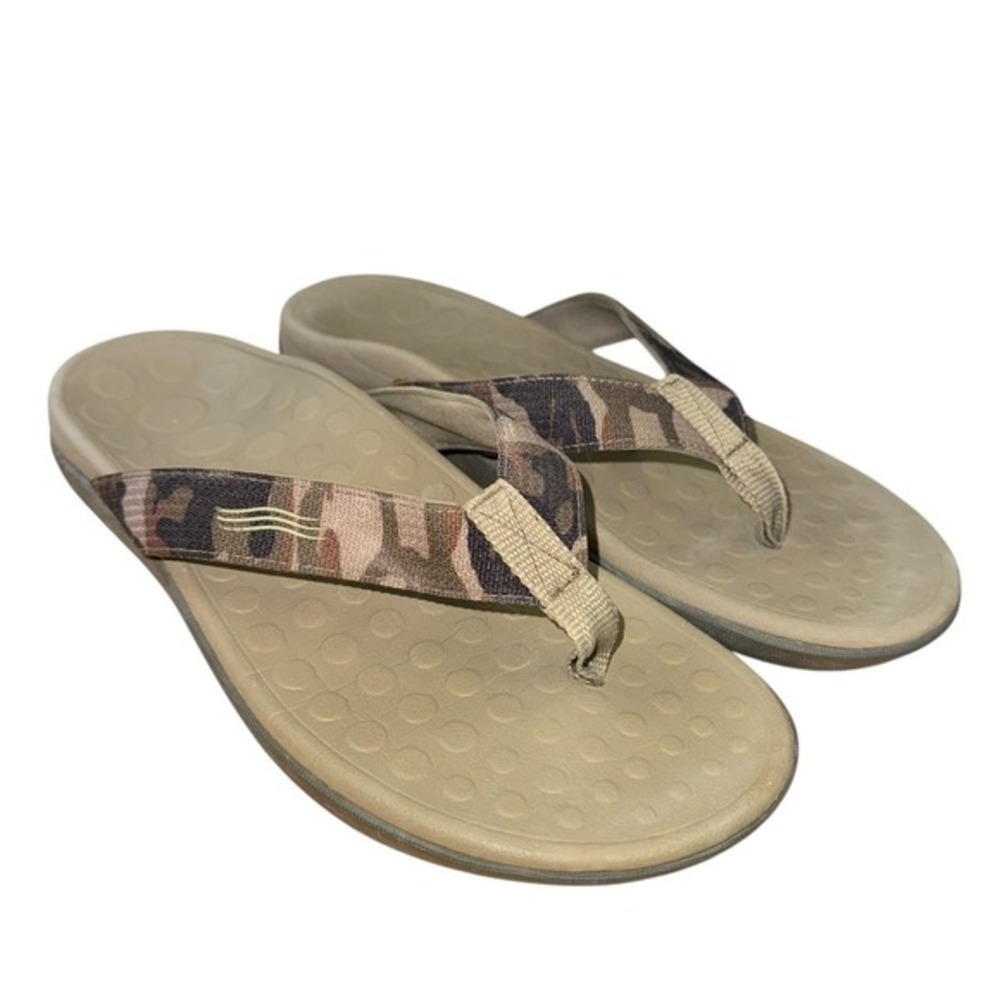 Vionic‎ Walker Sandal Flip Flops Mens 8/Womens 9 Pre-Owned Camouflage Orthopedic